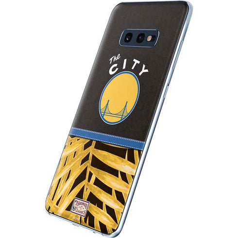 NBA Golden State Warriors Retro Palms Galaxy S10e Skin