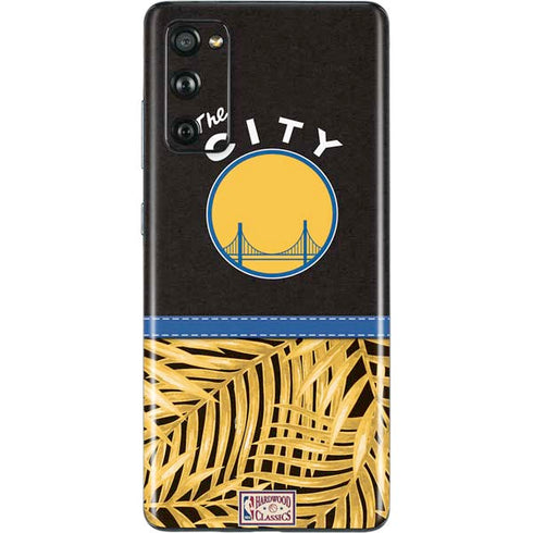NBA Golden State Warriors Retro Palms Galaxy S20 Fan Edition Skin