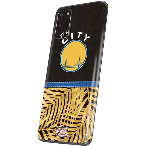 NBA Golden State Warriors Retro Palms Galaxy S20 Plus Skin