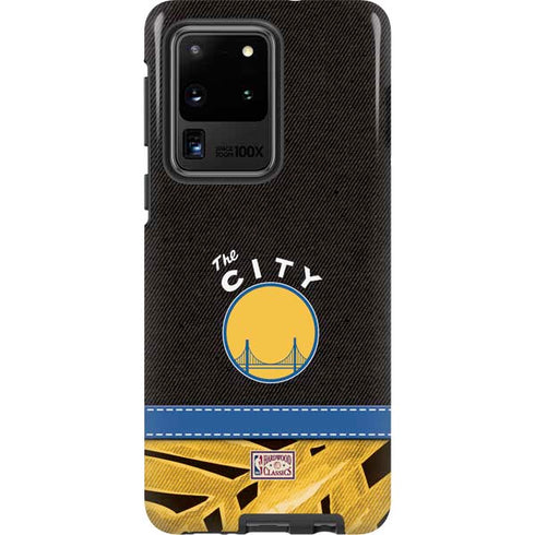 NBA Golden State Warriors Retro Palms Galaxy S20 Ultra 5G Pro Case