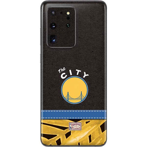 NBA Golden State Warriors Retro Palms Galaxy S20 Ultra 5G Skin