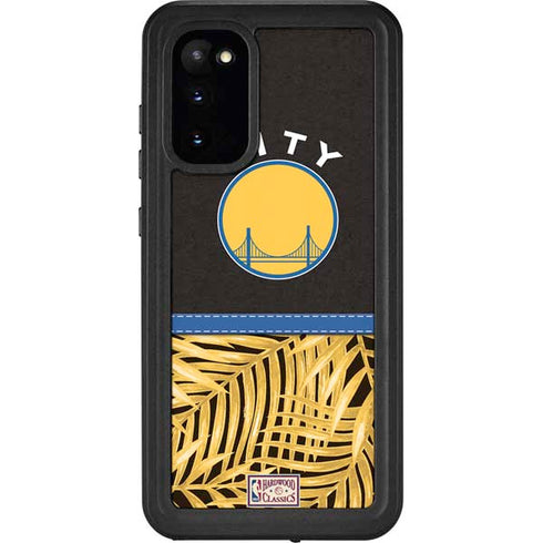 NBA Golden State Warriors Retro Palms Galaxy S20 Waterproof Case