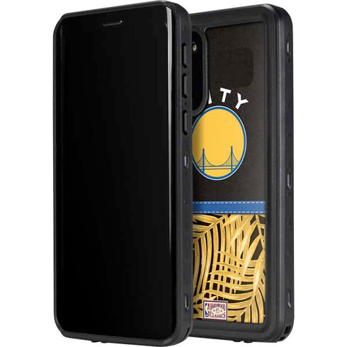 NBA Golden State Warriors Retro Palms Galaxy S20 Waterproof Case