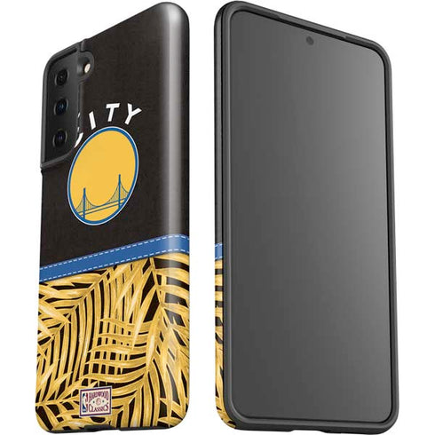 NBA Golden State Warriors Retro Palms Galaxy S21 FE Pro Case