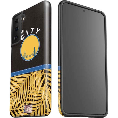 NBA Golden State Warriors Retro Palms Galaxy S21 Plus 5G Pro Case