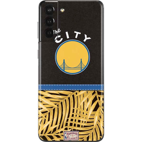 NBA Golden State Warriors Retro Palms Galaxy S21 Plus 5G Skin