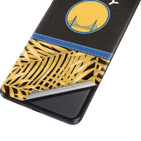NBA Golden State Warriors Retro Palms Galaxy S21 Plus 5G Skin