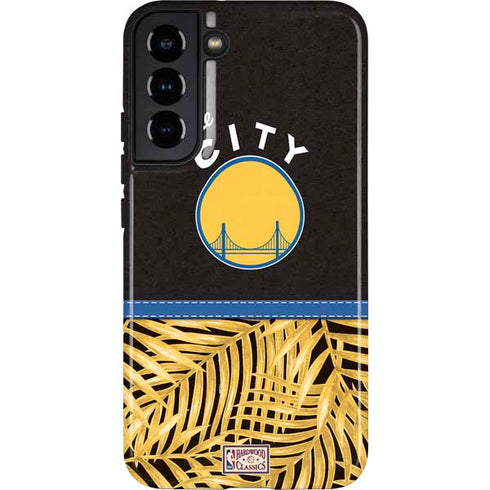 NBA Golden State Warriors Retro Palms Galaxy S22 Plus Pro Case