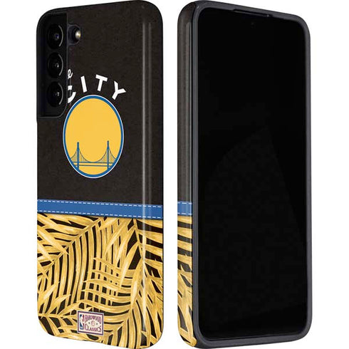 NBA Golden State Warriors Retro Palms Galaxy S22 Plus Pro Case