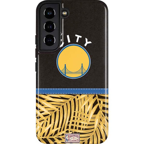 NBA Golden State Warriors Retro Palms Galaxy S22 Pro Case