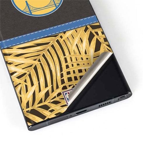 NBA Golden State Warriors Retro Palms Galaxy S22 Ultra Skin