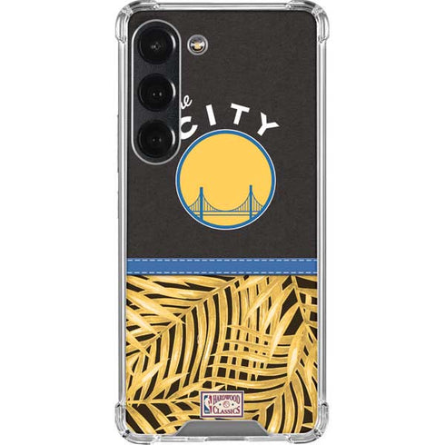 NBA Golden State Warriors Retro Palms Galaxy S23 Clear Case