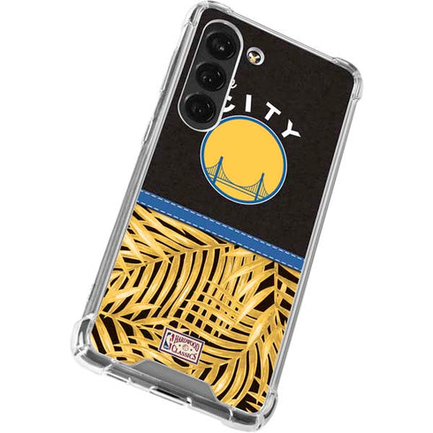 NBA Golden State Warriors Retro Palms Galaxy S23 Clear Case