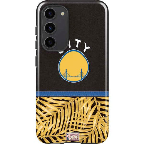 NBA Golden State Warriors Retro Palms Galaxy S23 Plus Pro Case