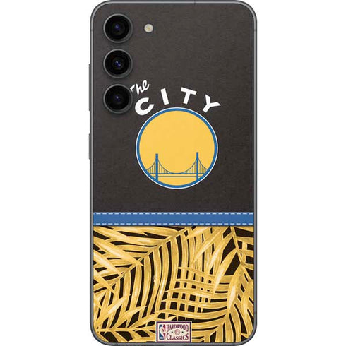 NBA Golden State Warriors Retro Palms Galaxy S23 Plus Skin