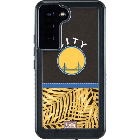 NBA Golden State Warriors Retro Palms Galaxy S23 Plus Waterproof Case