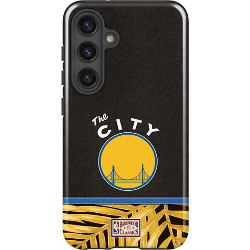 NBA Golden State Warriors Retro Palms Galaxy S24 Plus Impact Case