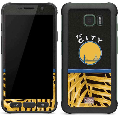 NBA Golden State Warriors Retro Palms Galaxy S7 Active Skin