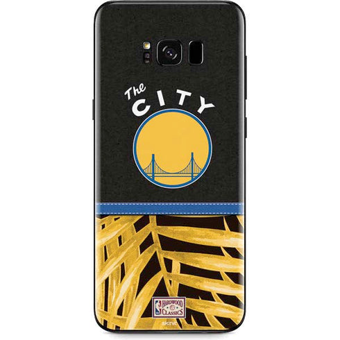 NBA Golden State Warriors Retro Palms Galaxy S8 Plus Skin