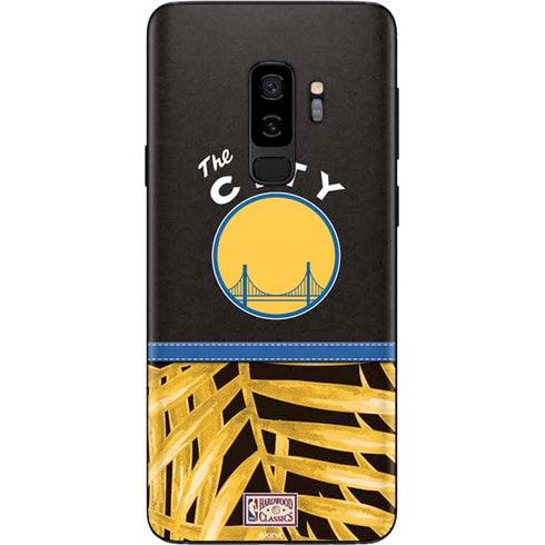 NBA Golden State Warriors Retro Palms Galaxy S9 Plus Skin