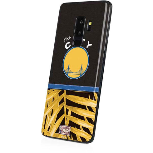 NBA Golden State Warriors Retro Palms Galaxy S9 Plus Skin