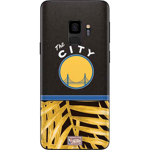 NBA Golden State Warriors Retro Palms Galaxy S9 Skin