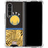 NBA Golden State Warriors Retro Palms Galaxy Z Fold4 5G Clear Case
