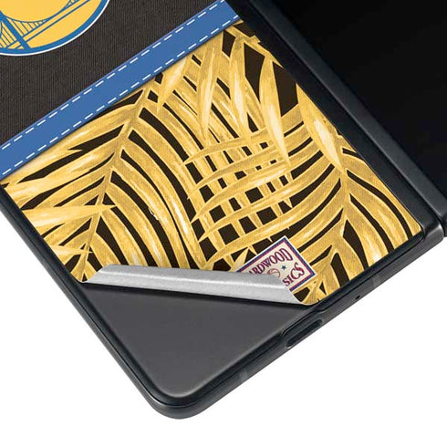 NBA Golden State Warriors Retro Palms Galaxy Z Fold4 5G Skin