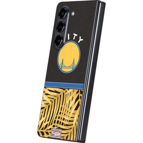 NBA Golden State Warriors Retro Palms Galaxy Z Fold5 5G Skin