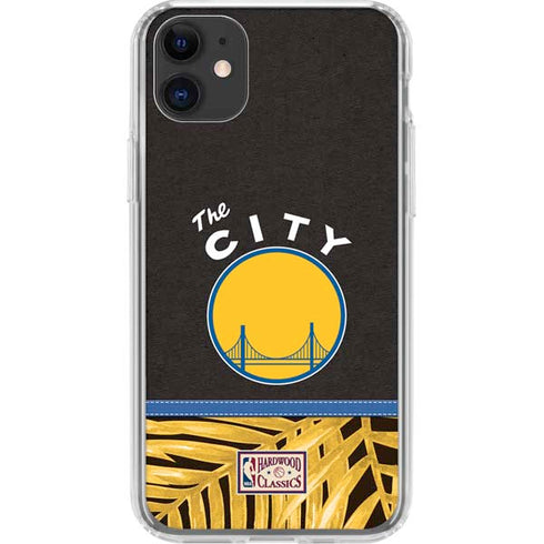 NBA Golden State Warriors Retro Palms iPhone 11 Clear Case