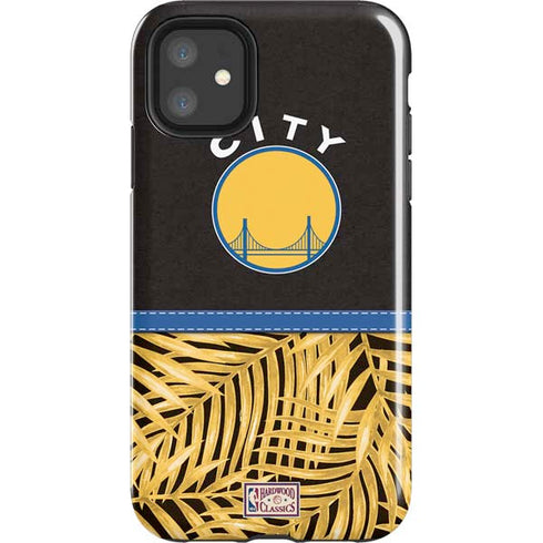 NBA Golden State Warriors Retro Palms iPhone 11 Impact Case