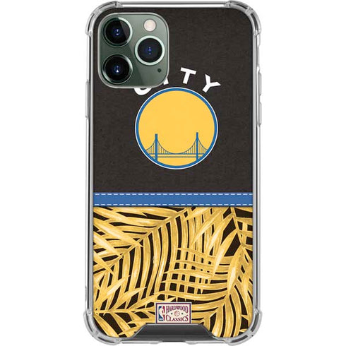 NBA Golden State Warriors Retro Palms iPhone 11 Pro Max Clear Case