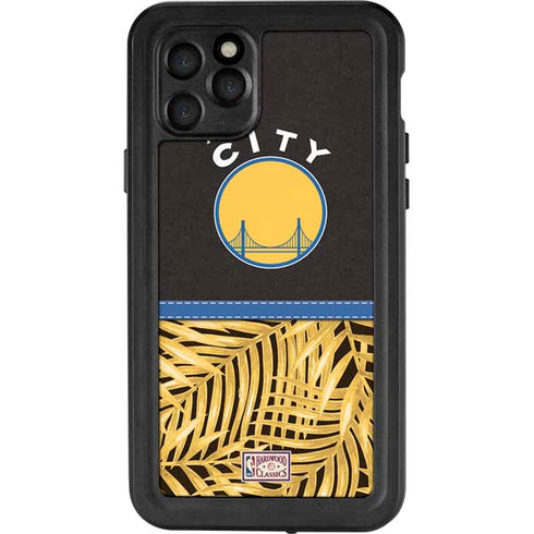 NBA Golden State Warriors Retro Palms iPhone 11 Pro Waterproof Case