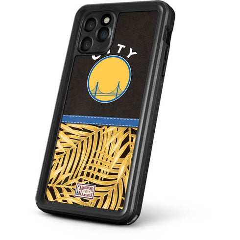 NBA Golden State Warriors Retro Palms iPhone 11 Pro Waterproof Case