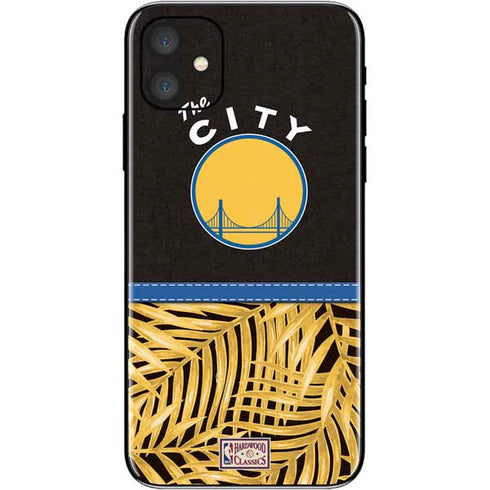 NBA Golden State Warriors Retro Palms iPhone 11 Skin