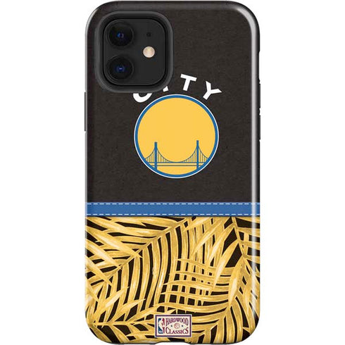 NBA Golden State Warriors Retro Palms iPhone 12 Impact Case
