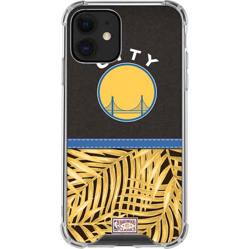 NBA Golden State Warriors Retro Palms iPhone 12 Mini Clear Case