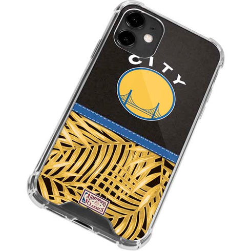 NBA Golden State Warriors Retro Palms iPhone 12 Mini Clear Case