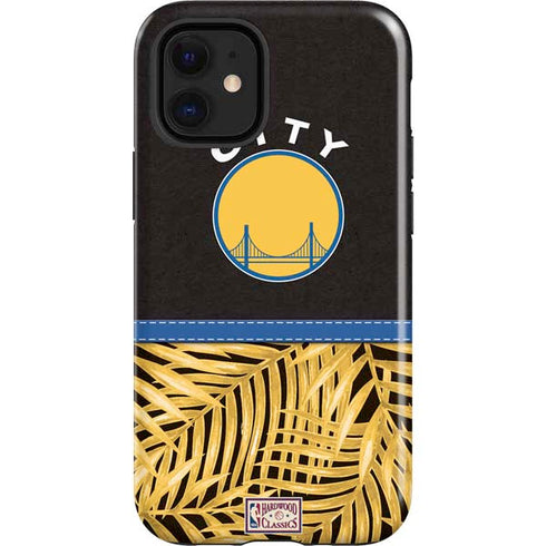 NBA Golden State Warriors Retro Palms iPhone 12 Mini Impact Case