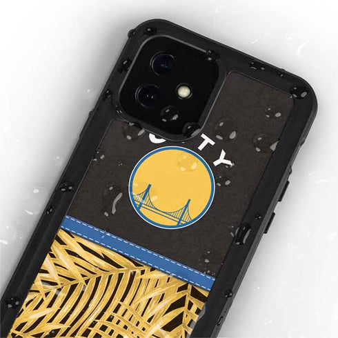 NBA Golden State Warriors Retro Palms iPhone 12 Mini Waterproof Case
