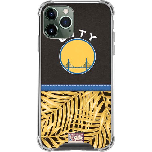 NBA Golden State Warriors Retro Palms iPhone 12 Pro Max Clear Case