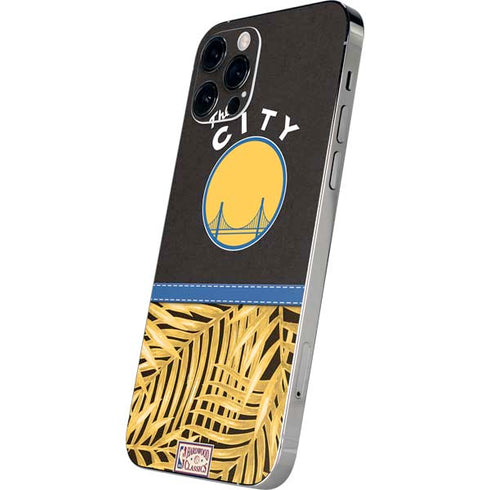 NBA Golden State Warriors Retro Palms iPhone 12 Pro Max Skin