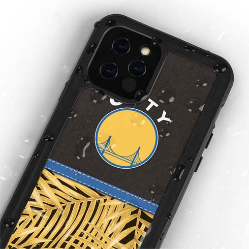 NBA Golden State Warriors Retro Palms iPhone 12 Pro Max Waterproof Case