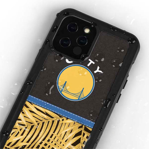 NBA Golden State Warriors Retro Palms iPhone 12 Pro Waterproof Case