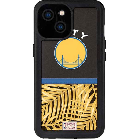 NBA Golden State Warriors Retro Palms iPhone 13 Mini Waterproof Case
