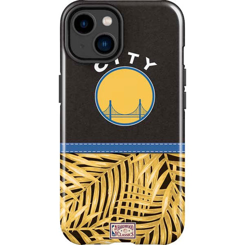 NBA Golden State Warriors Retro Palms iPhone 15 Plus Impact Case