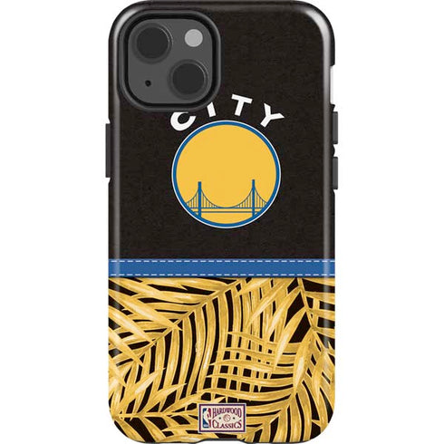 NBA Golden State Warriors Retro Palms iPhone 15 Impact Case