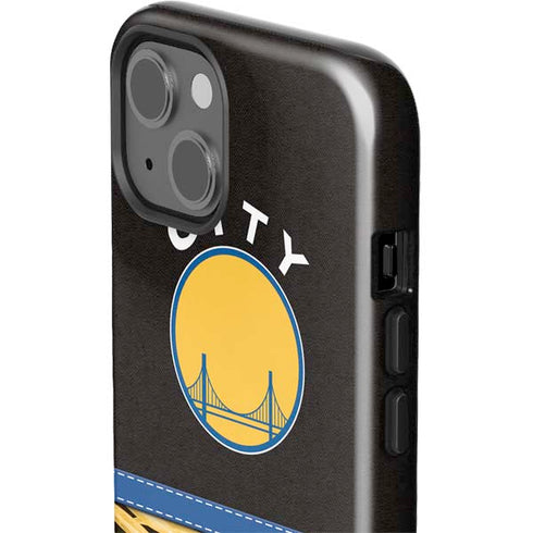 NBA Golden State Warriors Retro Palms iPhone 15 Impact Case