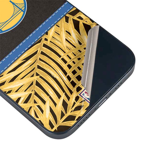NBA Golden State Warriors Retro Palms iPhone 15 Plus Skin