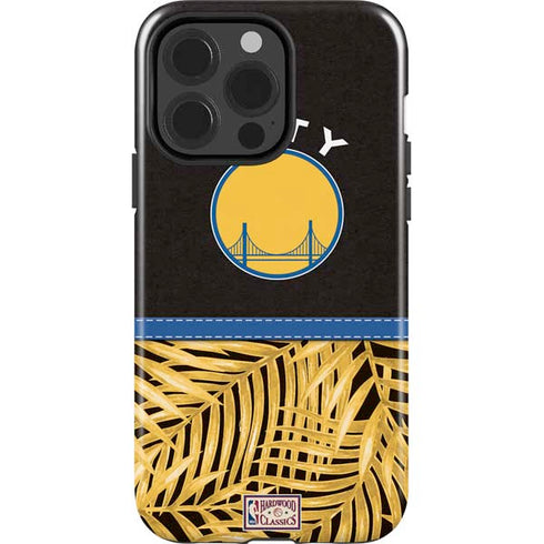 NBA Golden State Warriors Retro Palms iPhone 14 Pro Impact Case